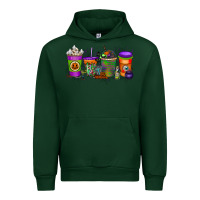 Forest Green Halloween Coffee Drink Urban Hoodie - RacoonDesign