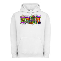 Pigment Lunar Rock Halloween Coffee Drink Urban Hoodie - RacoonDesign