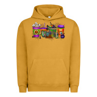 Pigment Peanut Butter Halloween Coffee Drink Urban Hoodie - RacoonDesign