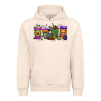 Sandshell Halloween Coffee Drink Urban Hoodie - RacoonDesign