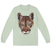 Matcha florida panther  face Long Sleeve Tee - BarkalooDesign