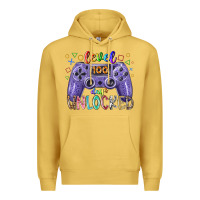 Antique Gold level days unclocked Premium Hoodie - RacoonDesign