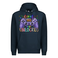 Navy level days unclocked Premium Hoodie - RacoonDesign