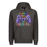 Smoke level days unclocked Premium Hoodie - RacoonDesign