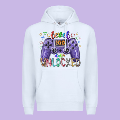 Level Days Unclocked Premium Hoodie Designed By Racoondesign