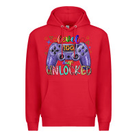 Red level days unclocked Premium Hoodie - RacoonDesign