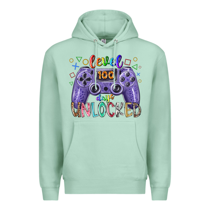 Level Days Unclocked Premium Hoodie by RacoonDesign | Teevron