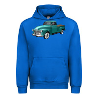 Cobalt western truck left 34 view Urban Hoodie - FaDigitalArtStudio