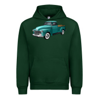 Forest Green western truck left 34 view Urban Hoodie - FaDigitalArtStudio