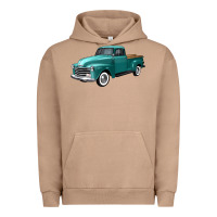 Pigment Burro western truck left 34 view Urban Hoodie - FaDigitalArtStudio