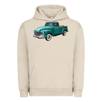 Pigment French Oak western truck left 34 view Urban Hoodie - FaDigitalArtStudio