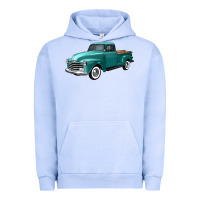Pigment Grape Ice western truck left 34 view Urban Hoodie - FaDigitalArtStudio