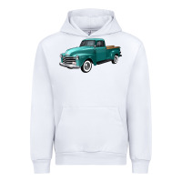 White western truck left 34 view Urban Hoodie - FaDigitalArtStudio