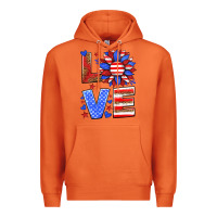 Carrot love america sunflower Premium Hoodie - HRA Design Shop