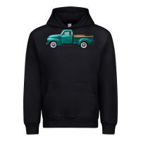 Black western truck left side view Urban Hoodie - FaDigitalArtStudio