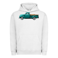 Pigment Lunar Rock western truck left side view Urban Hoodie - FaDigitalArtStudio