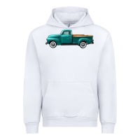 White western truck left side view Urban Hoodie - FaDigitalArtStudio