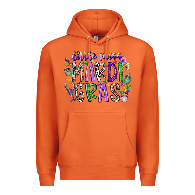 Little Miss Mardi Gras Premium Hoodie by RacoonDesign | Teevron