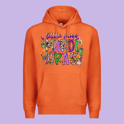 Little Miss Mardi Gras Premium Hoodie Designed By Racoondesign