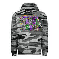 Slate Camo little miss mardi gras Premium Hoodie - RacoonDesign