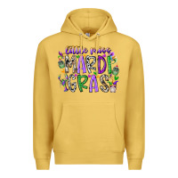 Antique Gold little miss mardi gras Premium Hoodie - RacoonDesign