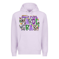 Lilac little miss mardi gras Premium Hoodie - RacoonDesign