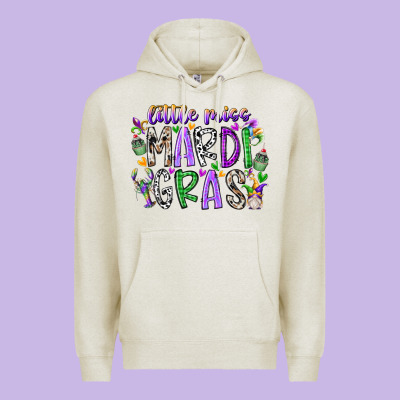 Little Miss Mardi Gras Premium Hoodie Designed By Racoondesign