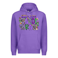 Purple little miss mardi gras Premium Hoodie - RacoonDesign