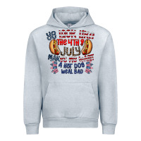 Heather Grey you look like the 4th of july makes me want a hot dog weal bad Urban Hoodie - CowhideDigitalArt