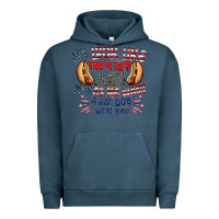 Pigment Midnight Navy you look like the 4th of july makes me want a hot dog weal bad Urban Hoodie - CowhideDigitalArt