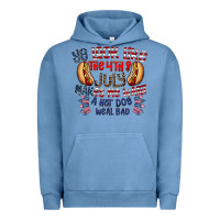 Pigment Pebble Blue you look like the 4th of july makes me want a hot dog weal bad Urban Hoodie - CowhideDigitalArt