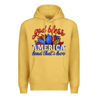 Antique Gold god bless america land that i love Premium Hoodie - HRA Design Shop
