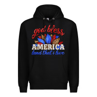Black god bless america land that i love Premium Hoodie - HRA Design Shop