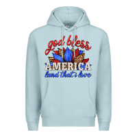 Blue Mist god bless america land that i love Premium Hoodie - HRA Design Shop