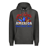 Charcoal Heather god bless america land that i love Premium Hoodie - HRA Design Shop