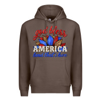 Coffee god bless america land that i love Premium Hoodie - HRA Design Shop