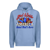 Colony Blue god bless america land that i love Premium Hoodie - HRA Design Shop