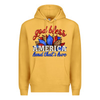 Mustard god bless america land that i love Premium Hoodie - HRA Design Shop