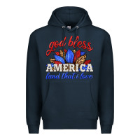 Navy god bless america land that i love Premium Hoodie - HRA Design Shop