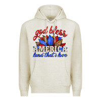 Oatmeal Heather god bless america land that i love Premium Hoodie - HRA Design Shop