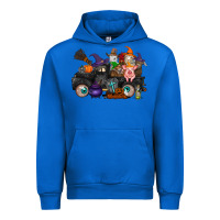 Cobalt halloween farm animals truck Urban Hoodie - RacoonDesign