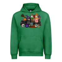 Emerald halloween farm animals truck Urban Hoodie - RacoonDesign