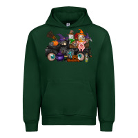 Forest Green halloween farm animals truck Urban Hoodie - RacoonDesign
