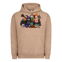 Pigment Burro halloween farm animals truck Urban Hoodie - RacoonDesign