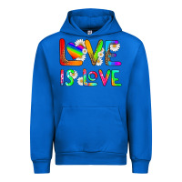 Cobalt love is love Urban Hoodie - HRA Design Shop