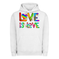 Pigment Lunar Rock love is love Urban Hoodie - HRA Design Shop