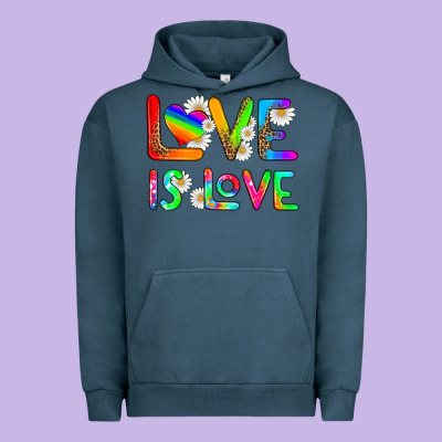 Love Is Love Urban Hoodie Designed By Hra Design Shop