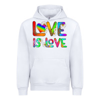 White love is love Urban Hoodie - HRA Design Shop