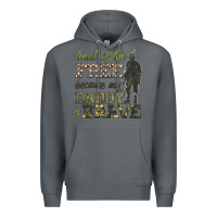 Rock land of the free because my daddy is brave Premium Hoodie - HRA Design Shop