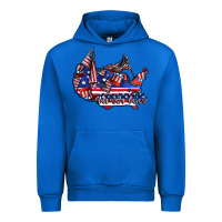 Cobalt america Urban Hoodie - CowhideDigitalArt